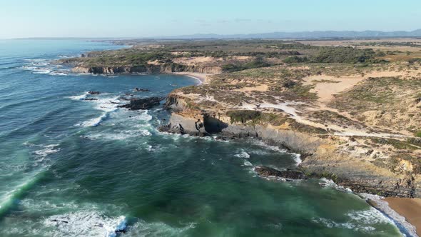 Beach Coast in Portugal, Costa Vicentina, Alentejo