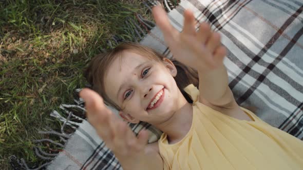 Lovely Little Girl Portrait alt