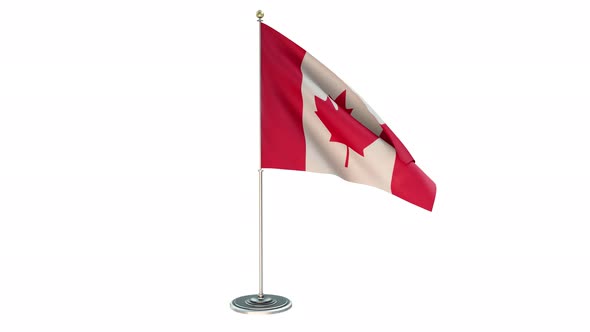 Canada  Office Small Flag Pole