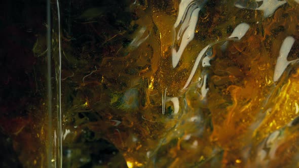 Sci-Fi Alien Creature Background With Dripping Slime alt