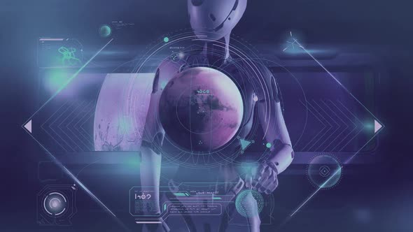 An Alien Is Studying Data On Mars HD alt