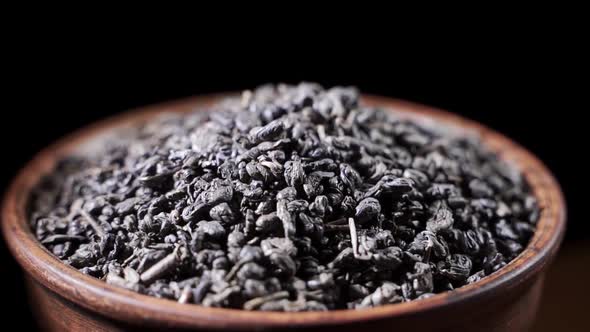 Macro Closeup Shot Largeleaf Black Tea alt