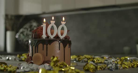 100th Birthday Chocolate Cake alt
