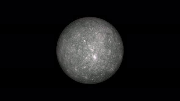 3d Mercury In Black Background alt