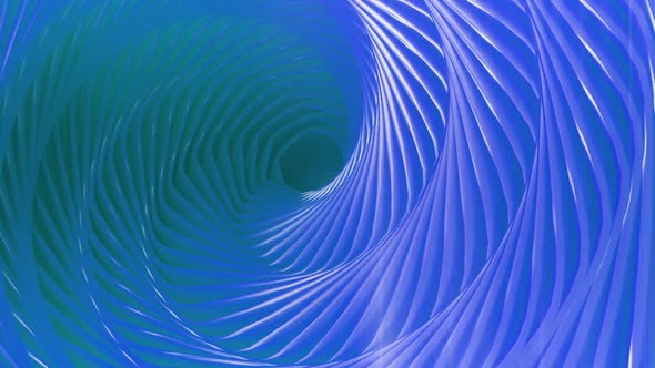Abstract Blue 3d Circle