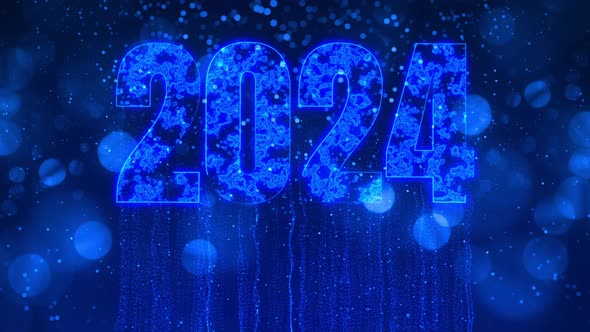 Magical And Blue Bokeh 2024 Overlays alt