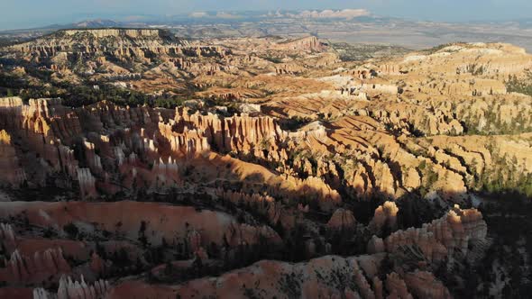 Aerial of Mountains in Bryce Canyon National Park, Green Canyon Landscape Scenic Nature of Utah alt