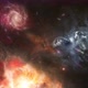 Stars and Galaxies. Colorful space background: nebulas, stars and comets. Astronomy. - VideoHive Item for Sale