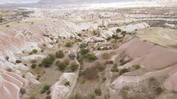Aerial View Cappadocia Landscape alt