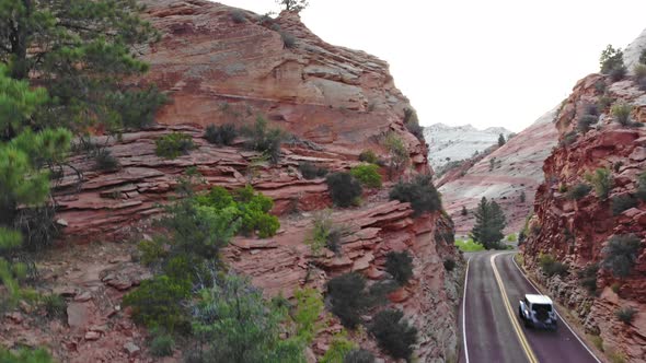 Panoramic Landscape Wide Format Zion Canyon National Park US alt