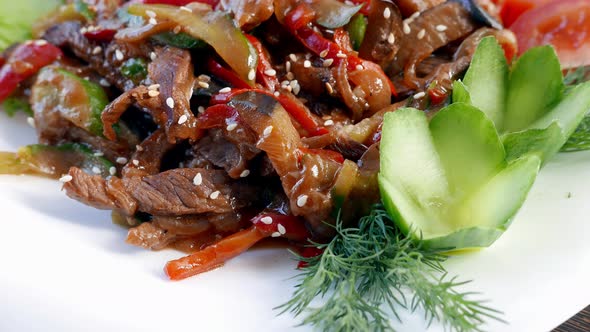 Thai Salad Vegetables and Meat