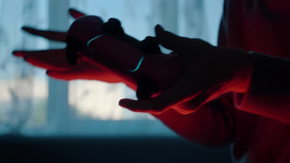 Disappointed Angry Man Frustrated Upset By Losing in Video Game Shaking Hands alt