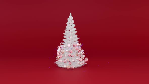 White Christmas Tree alt