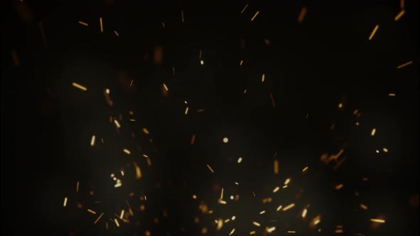 Glowing Fire Embers Sparks, Motion Graphics | VideoHive