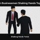 Two Asian Businessmen Shaking Hands Together 02