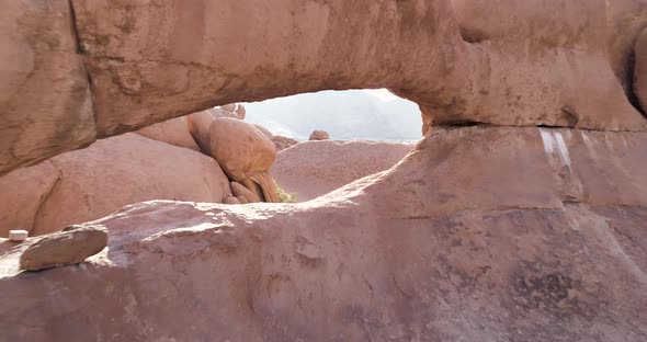 Spitzkoppe Mountains in Namibia. High Peaks rising out of the desert 4 alt