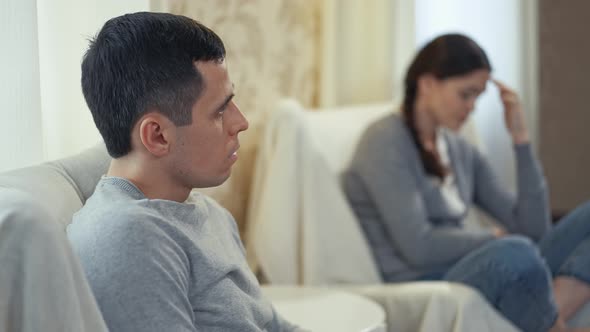 Worried People Are Waiting for News alt