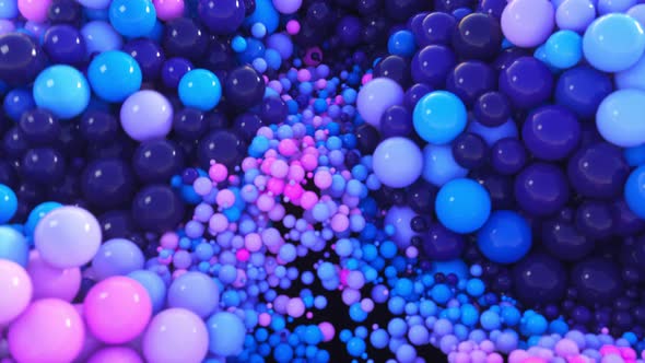 4K Colorful Abstract Spheres