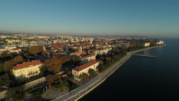 Aerial view of buildings, Zadar alt