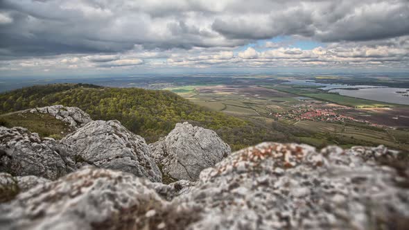 Time lapse in Palava, Czech republic nature alt