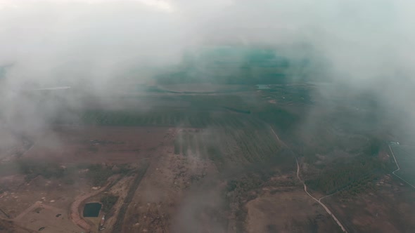 Video From the Clouds, Thick Clouds Fly Low. 