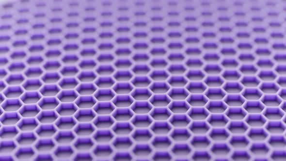 Abstract Purple Honeycomb Pattern Looped Spinning Fullframe Background alt