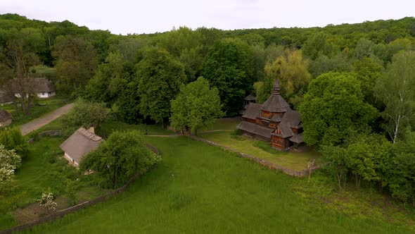 Rural Farmstead Near the Wooden Church alt