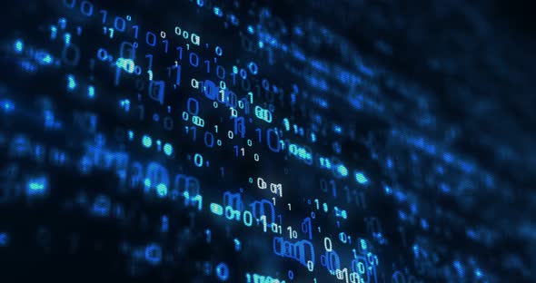 Digital technology and cyber loopable and seamless abstract background alt