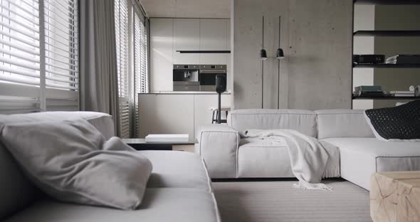 Real Apartment with Living and Kitchen Room alt