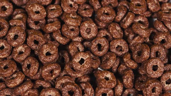 Slow Motion Pouring Cereal Rotation Background alt