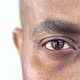 Brown Eye of an Afro-American Man - VideoHive Item for Sale