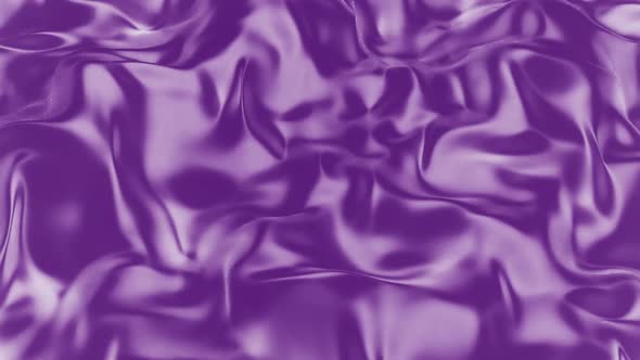 Purple Wavy Clothh Abstract Background