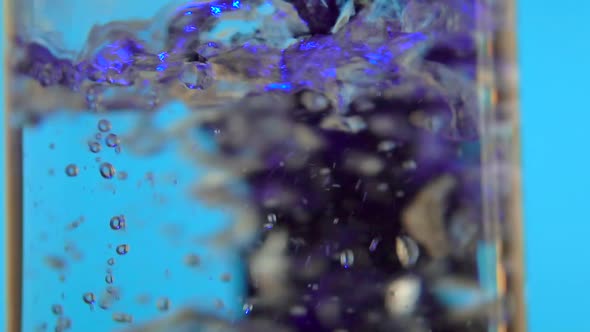 Boiled Water in Electric Glass Kettle Close Up