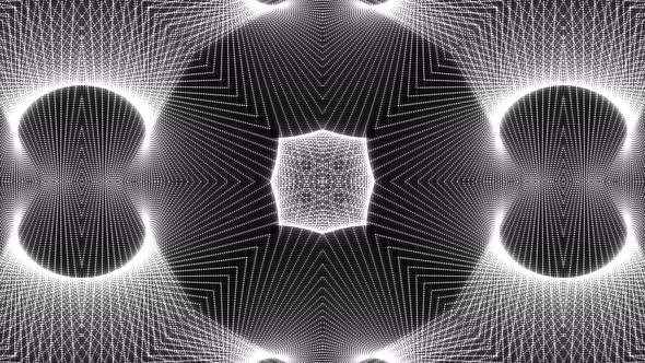 Abstract Line Black And White Background 4K