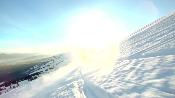 Skiing Down Slope alt