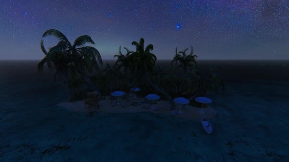 Island At Night