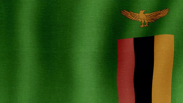 The National Flag of Zambia