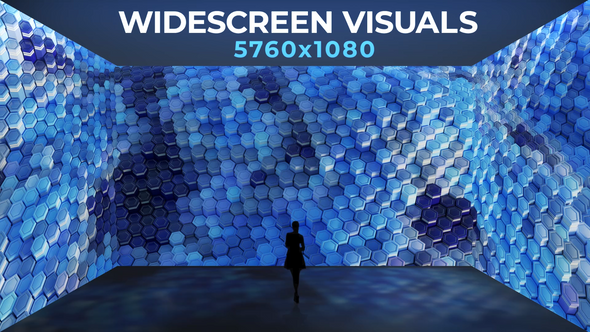 Hexagon Waves Widescreen alt