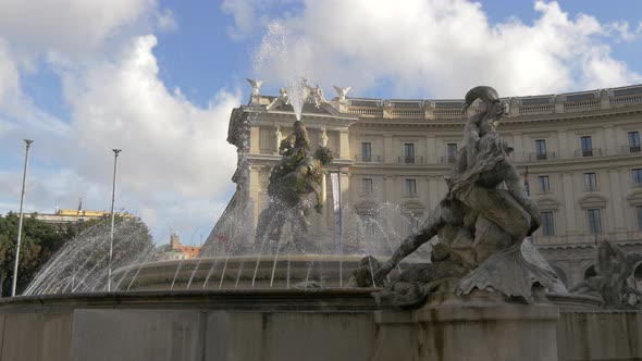 Fountain Of The Naiads in Rome