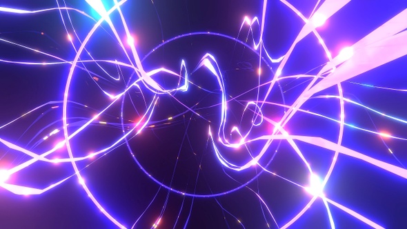 Abstract Neon Strands alt