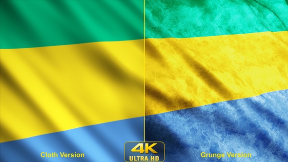 Gabon Flags alt