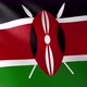 Flag of The Kenya