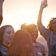 Young Friends Partying on Rooftop - VideoHive Item for Sale