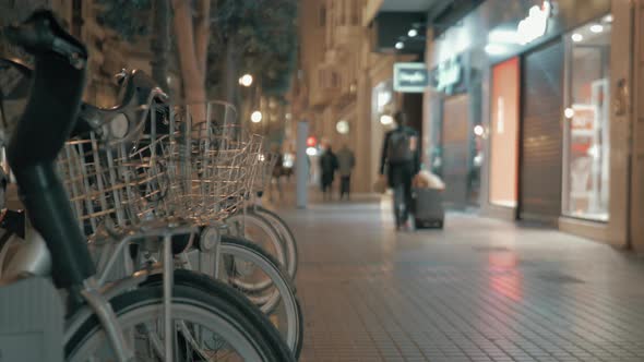 Bikes for Share in the Street of Night City alt