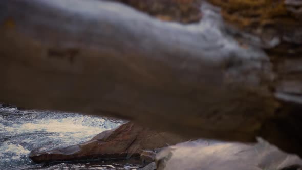 Rainbow Falls in the Ansel Adams Wilderness in California USA alt
