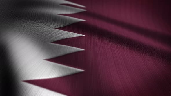 Qatar Flag Seamless Loop alt
