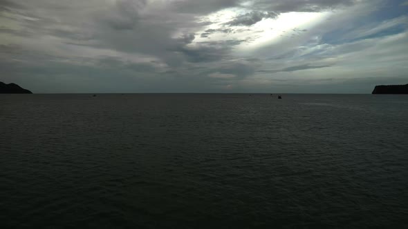 Looking at the bay in Thailand. (slow motion - Angle 003) alt