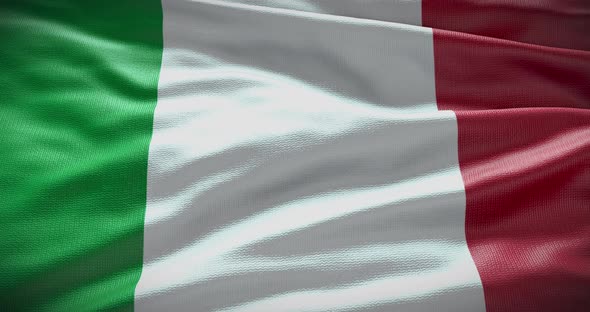 Italy waving flag loop alt