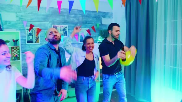 Group of Young People Full of Excitement alt