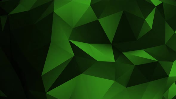 3d Low Poly Green Background